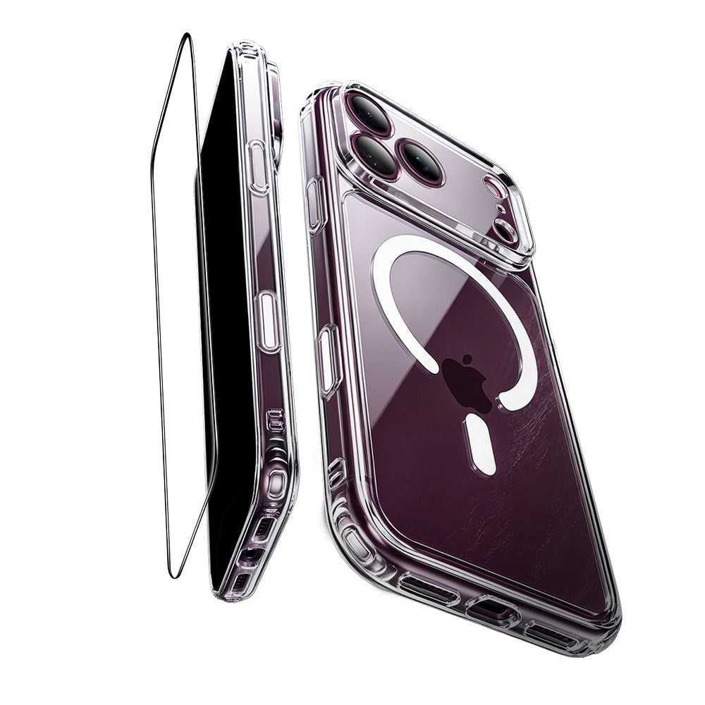 Custodia MagSafe per Apple iPhone 18 Pro Max / 17 Pro Max, ESR, Classic Hybrid con Protezione per Schermo, Trasparente
