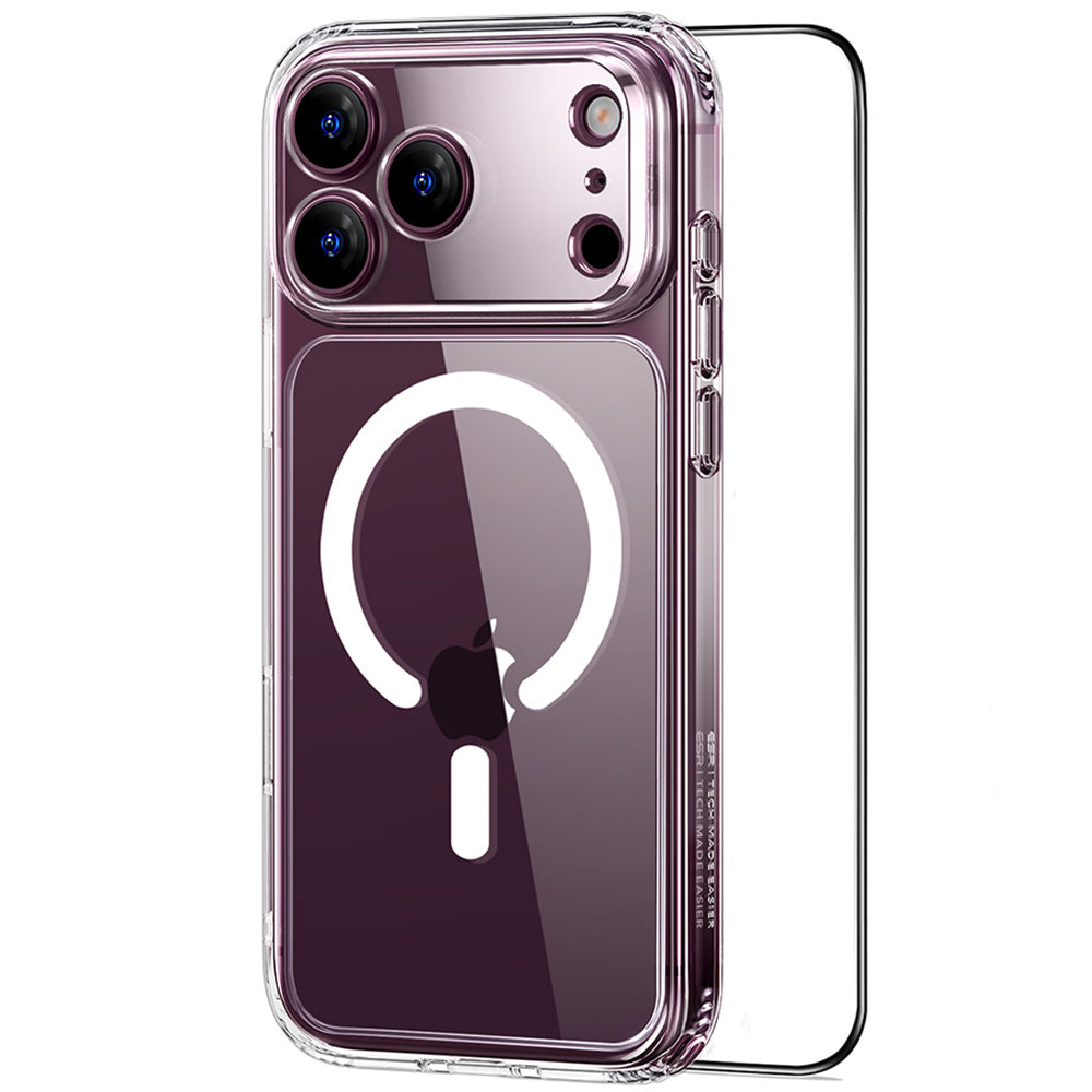 Custodia MagSafe per Apple iPhone 18 Pro Max / 17 Pro Max, ESR, Classic Hybrid con Protezione per Schermo, Trasparente