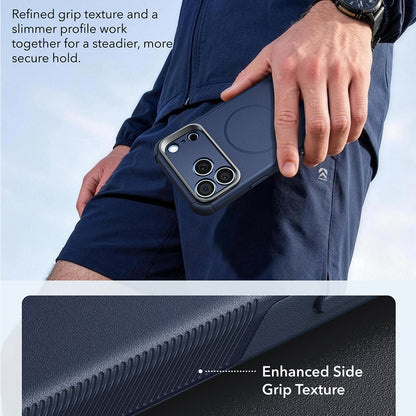 Custodia MagSafe per Apple iPhone 18 Pro Max / 17 Pro Max, ESR, Cyber Armor Kickstand, Blu
