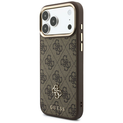 Custodia MagSafe per Apple iPhone 18 Pro Max / 17 Pro Max, Guess, 4G Cardslot, Marrone