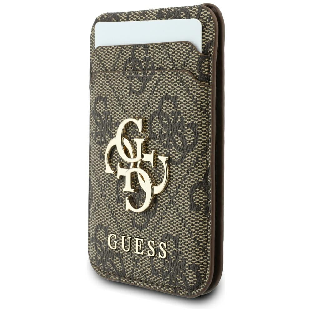 Custodia MagSafe per Apple iPhone 18 Pro Max / 17 Pro Max, Guess, 4G Cardslot, Marrone