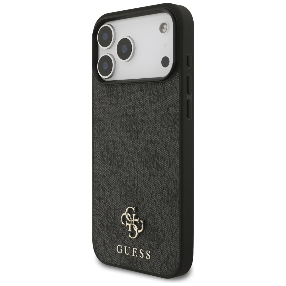 Custodia MagSafe per Apple iPhone 18 Pro Max / 17 Pro Max, Guess, 4G Small and Classic, Nera