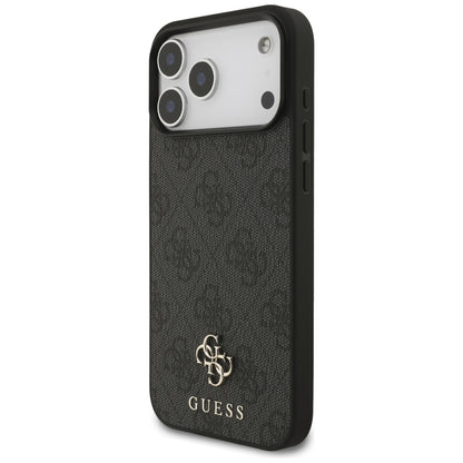 Custodia MagSafe per Apple iPhone 18 Pro Max / 17 Pro Max, Guess, 4G Small and Classic, Nera
