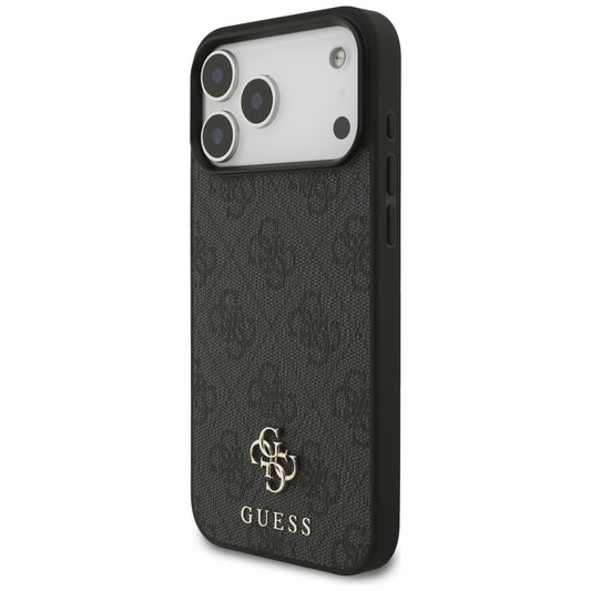 Custodia MagSafe per Apple iPhone 18 Pro Max / 17 Pro Max, Guess, 4G Small and Classic, Nera