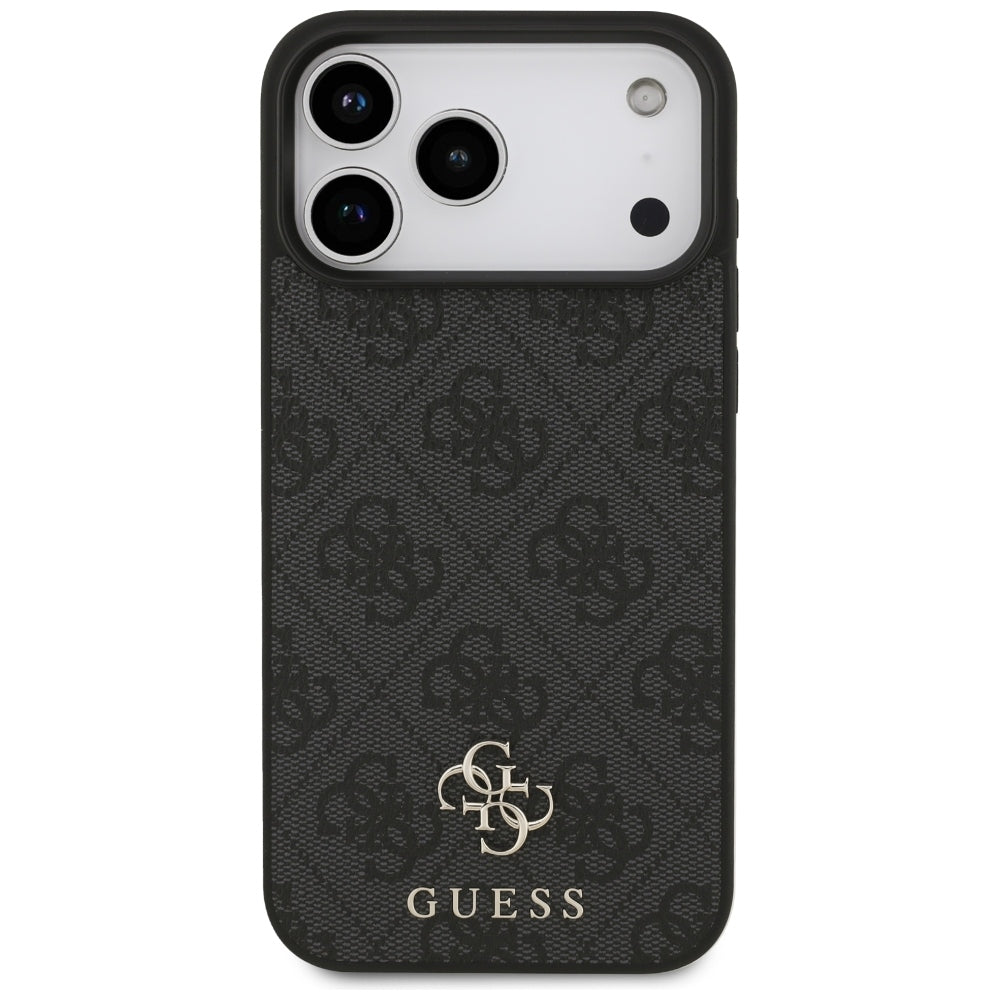 Custodia MagSafe per Apple iPhone 18 Pro Max / 17 Pro Max, Guess, 4G Small and Classic, Nera