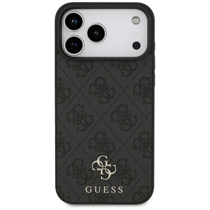 Custodia MagSafe per Apple iPhone 18 Pro Max / 17 Pro Max, Guess, 4G Small and Classic, Nera