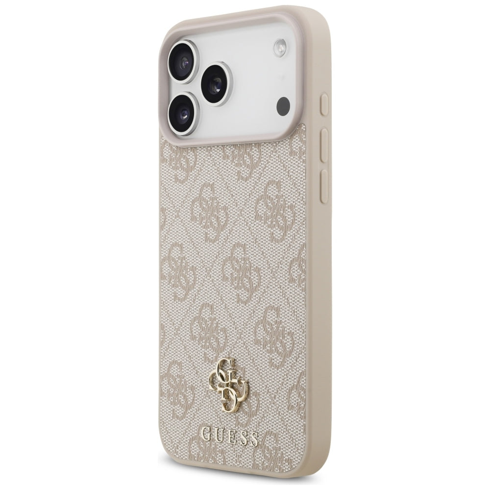 Custodia MagSafe per Apple iPhone 18 Pro Max / 17 Pro Max, Guess, 4G Small and Classic, Rosa