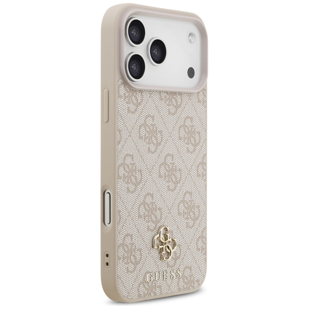 Custodia MagSafe per Apple iPhone 18 Pro Max / 17 Pro Max, Guess, 4G Small and Classic, Rosa