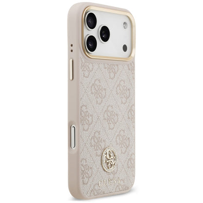 Custodia MagSafe per Apple iPhone 18 Pro Max / 17 Pro Max, Guess, 4G Strass Logo, rosa