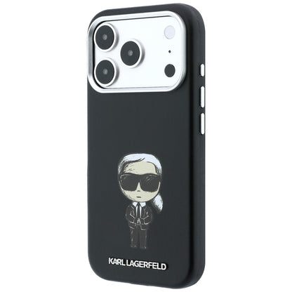 Custodia MagSafe per Apple iPhone 18 Pro Max / 17 Pro Max, Karl Lagerfeld, Ikonik Sketch, Nera