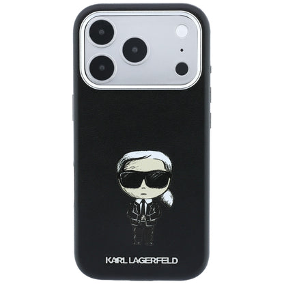 Custodia MagSafe per Apple iPhone 18 Pro Max / 17 Pro Max, Karl Lagerfeld, Ikonik Sketch, Nera