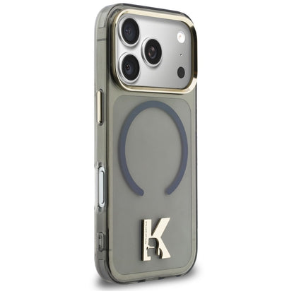 Custodia MagSafe per Apple iPhone 18 Pro Max / 17 Pro Max, Karl Lagerfeld, IML Karl Head Logo, nera