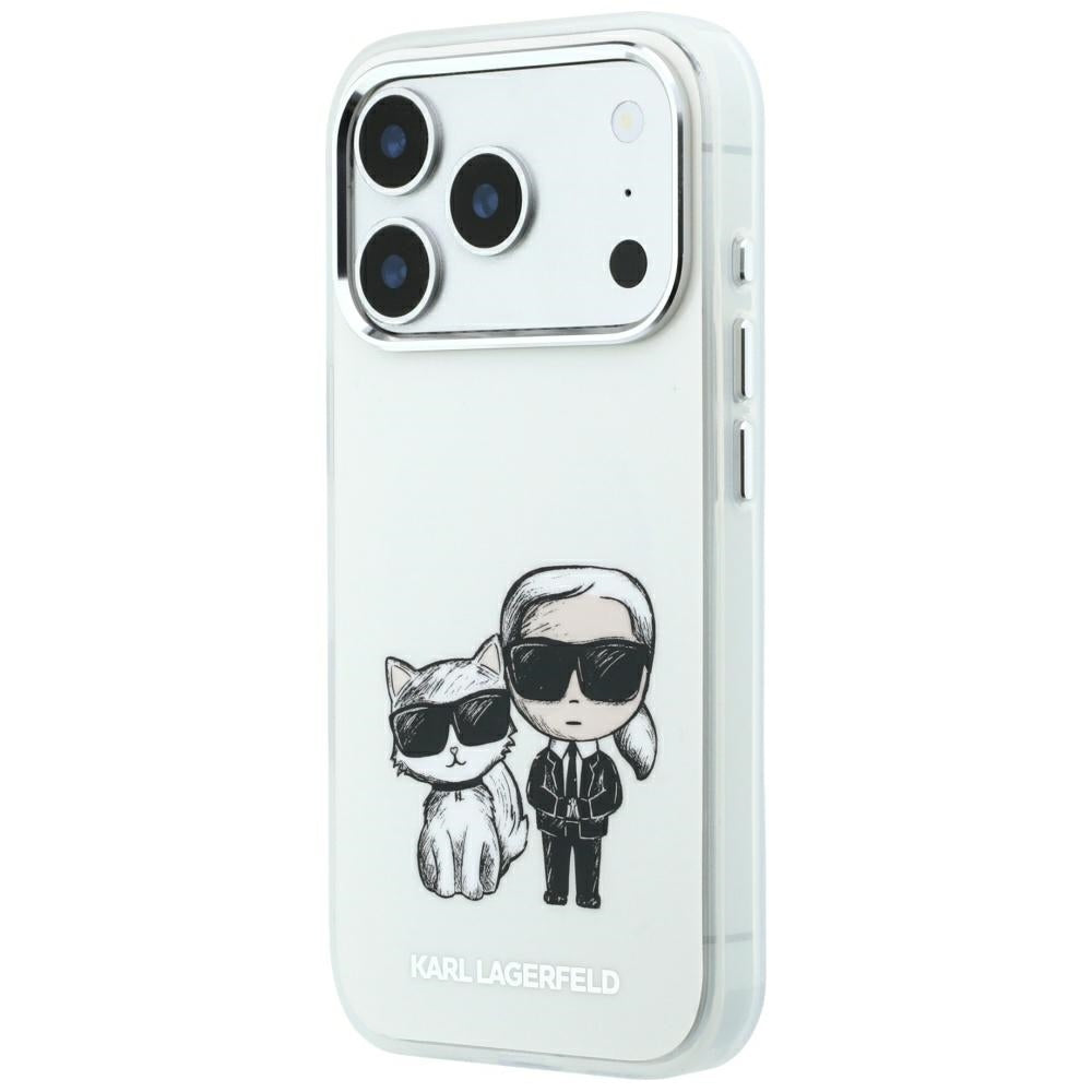 Custodia MagSafe per Apple iPhone 18 Pro Max / 17 Pro Max, Karl Lagerfeld, KC Bodies Sketch, Beige