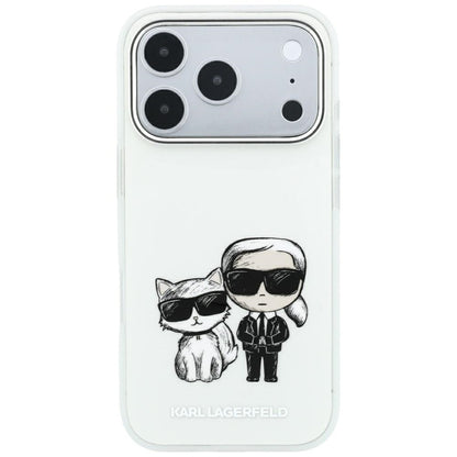 Custodia MagSafe per Apple iPhone 18 Pro Max / 17 Pro Max, Karl Lagerfeld, KC Bodies Sketch, Beige