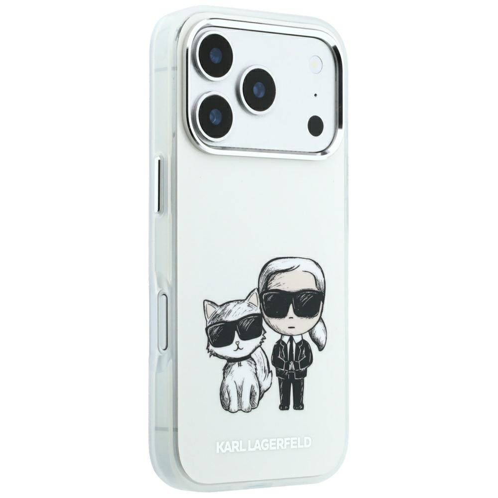 Custodia MagSafe per Apple iPhone 18 Pro Max / 17 Pro Max, Karl Lagerfeld, KC Bodies Sketch, Beige