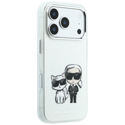 Custodia MagSafe per Apple iPhone 18 Pro Max / 17 Pro Max, Karl Lagerfeld, KC Bodies Sketch, Beige