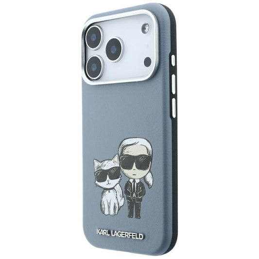 Custodia MagSafe per Apple iPhone 18 Pro Max / 17 Pro Max, Karl Lagerfeld, KC Bodies Sketch, Blu