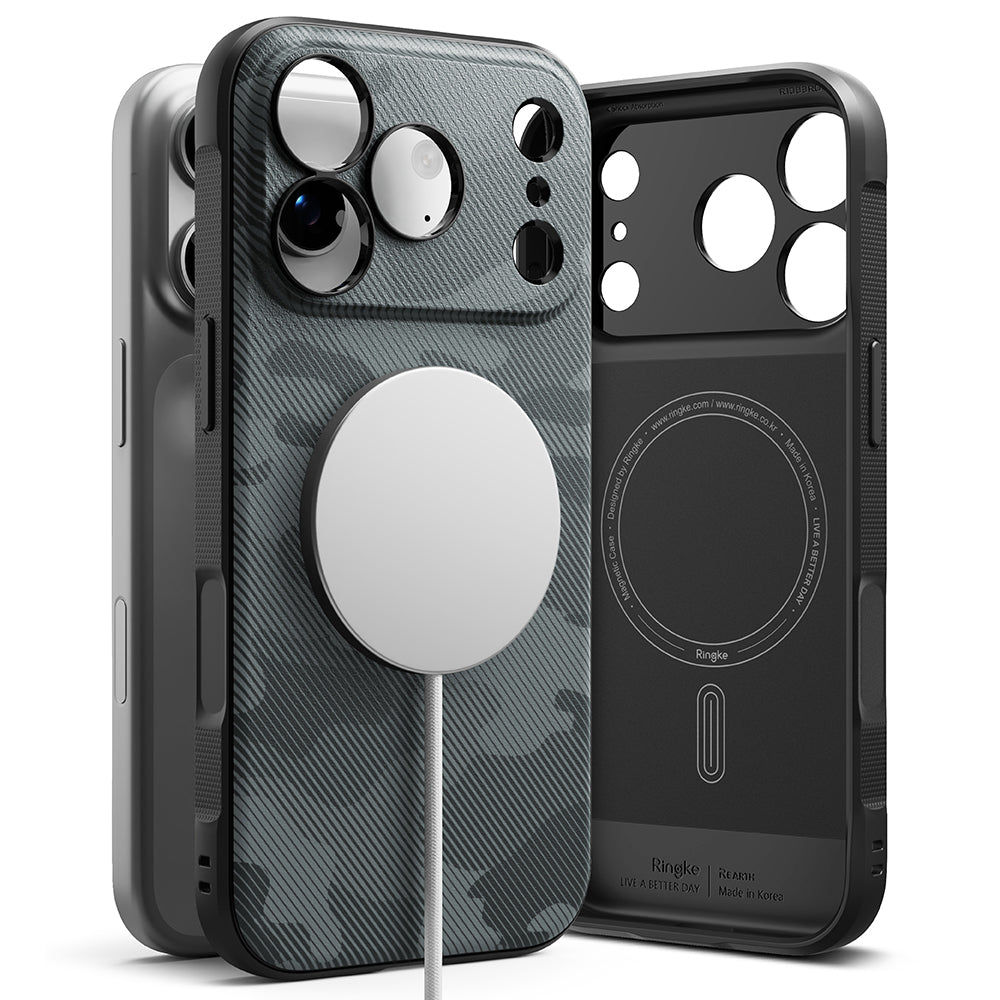 Custodia MagSafe per Apple iPhone 18 Pro Max / 17 Pro Max, Ringke, Onyx, Camouflage