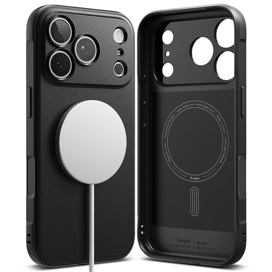 Custodia MagSafe per Apple iPhone 18 Pro Max / 17 Pro Max, Ringke, Onyx, Nera