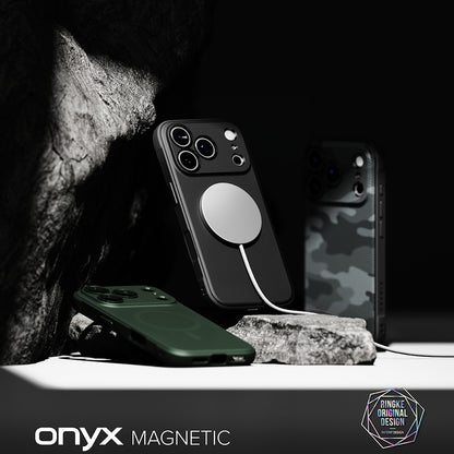 Custodia MagSafe per Apple iPhone 18 Pro Max / 17 Pro Max, Ringke, Onyx, Nera