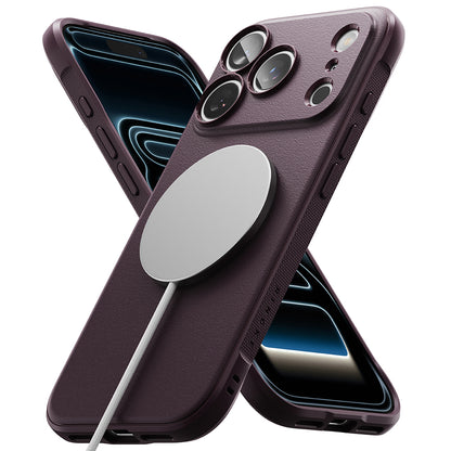Custodia MagSafe per Apple iPhone 18 Pro Max / 17 Pro Max, Ringke, Onyx, bordeaux scuro