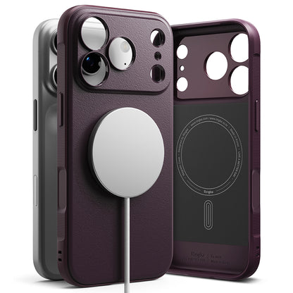 Custodia MagSafe per Apple iPhone 18 Pro Max / 17 Pro Max, Ringke, Onyx, bordeaux scuro