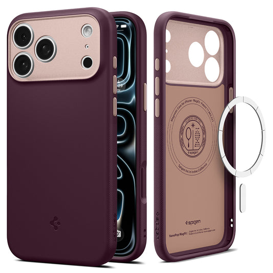 Custodia MagSafe per Apple iPhone 18 Pro Max / 17 Pro Max, Spigen, Caseology Nano Pop, Vinaccia ACS12141