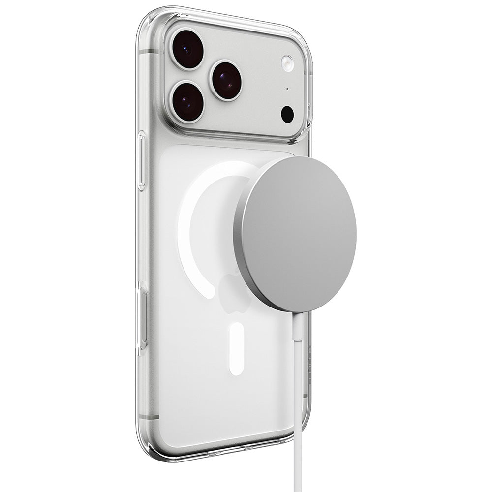 Custodia MagSafe per Apple iPhone 18 Pro Max / 17 Pro Max, Spigen, Liquid Crystal, Trasparente Bianca ACS12143