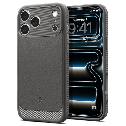 Custodia MagSafe per Apple iPhone 18 Pro Max / 17 Pro Max, Spigen, Rugged Armor, Grigio ACS12110