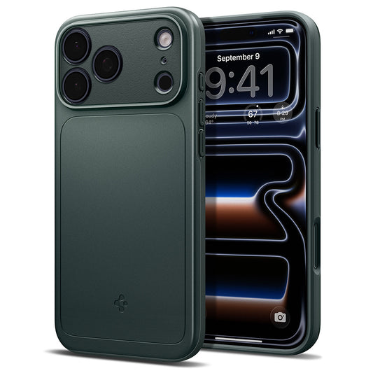 Custodia MagSafe per Apple iPhone 18 Pro Max / 17 Pro Max, Spigen, Thin Fit, Verde ACS12106