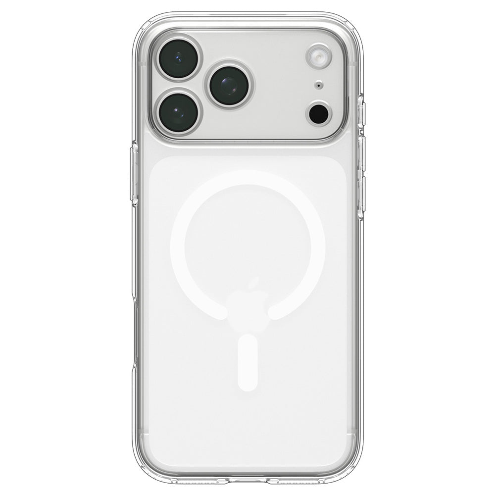 Custodia MagSafe per Apple iPhone 18 Pro Max / 17 Pro Max, Spigen, Ultra Hybrid, Bianco Satinato ACS12124
