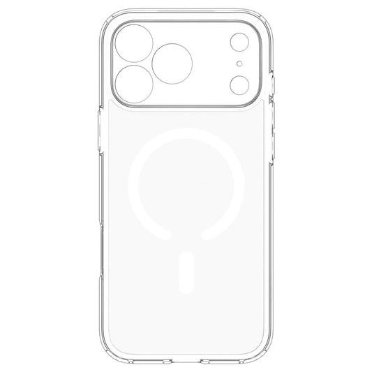 Custodia MagSafe per Apple iPhone 18 Pro Max / 17 Pro Max, Spigen, Ultra Hybrid, Bianco Satinato ACS12124