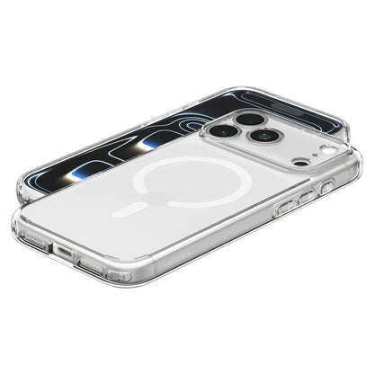 Custodia MagSafe per Apple iPhone 18 Pro Max / 17 Pro Max, Spigen, Ultra Hybrid, Bianco Satinato ACS12124