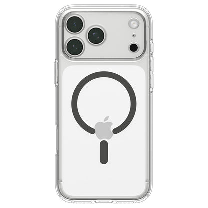 Custodia MagSafe per Apple iPhone 18 Pro Max / 17 Pro Max, Spigen, Ultra Hybrid, Grigio Trasparente ACS12119