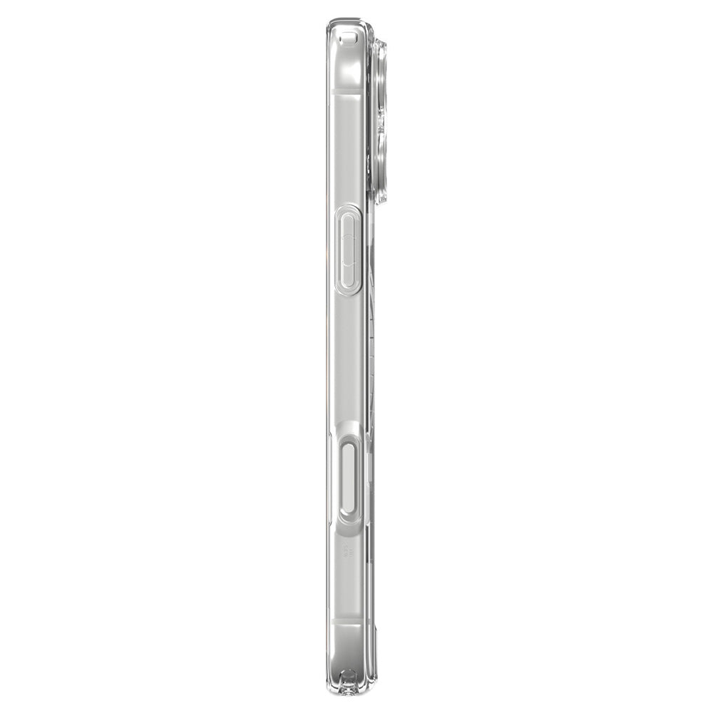 Custodia MagSafe per Apple iPhone 18 Pro Max / 17 Pro Max, Spigen, Ultra Hybrid, Grigio Trasparente ACS12119