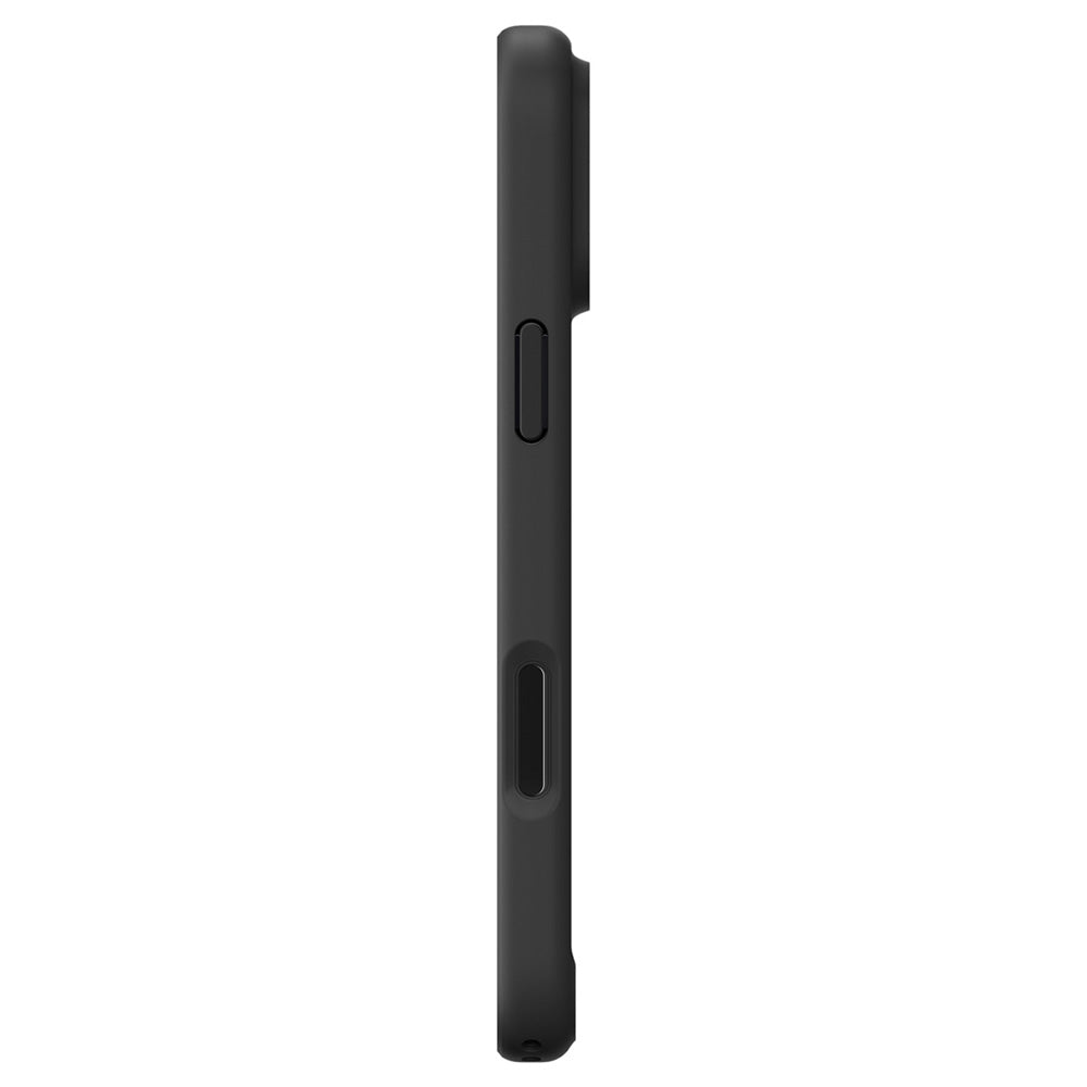 Custodia MagSafe per Apple iPhone 18 Pro Max / 17 Pro Max, Spigen, Ultra Hybrid, Nera Arancione Satinata ACS12125