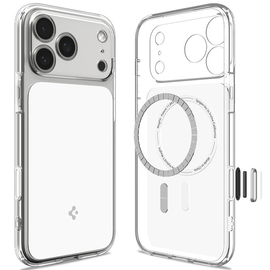 Custodia MagSafe per Apple iPhone 18 Pro Max / 17 Pro Max, Spigen, Ultra Hybrid T, Bianca ACS12132
