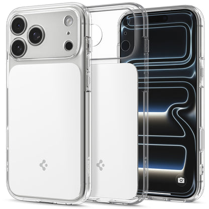 Custodia MagSafe per Apple iPhone 18 Pro Max / 17 Pro Max, Spigen, Ultra Hybrid T, Bianca ACS12132
