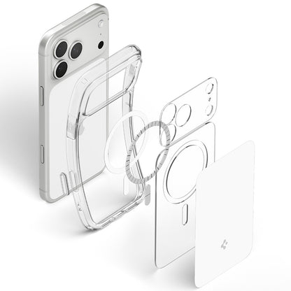 Custodia MagSafe per Apple iPhone 18 Pro Max / 17 Pro Max, Spigen, Ultra Hybrid T, Bianca ACS12132