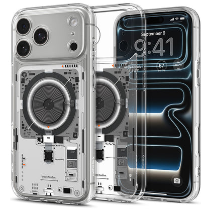 Custodia MagSafe per Apple iPhone 18 Pro Max / 17 Pro Max, Spigen, Ultra Hybrid Neo One, Trasparente ACS12129