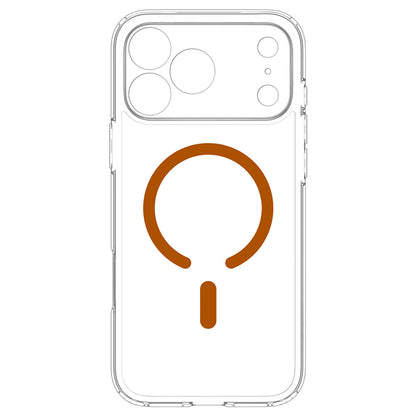 Custodia MagSafe per Apple iPhone 18 Pro Max / 17 Pro Max, Spigen, Ultra Hybrid, Trasparente Arancione ACS12122