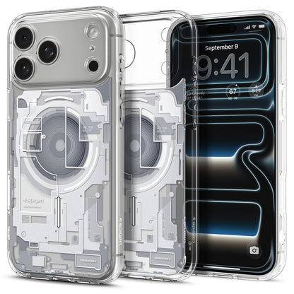 Custodia MagSafe per Apple iPhone 18 Pro Max / 17 Pro Max, Spigen, Ultra Hybrid Zero One, Bianca ACS12126