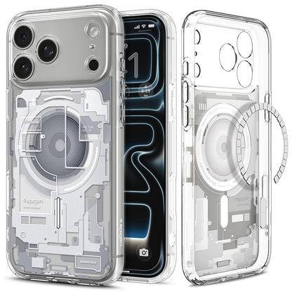 Custodia MagSafe per Apple iPhone 18 Pro Max / 17 Pro Max, Spigen, Ultra Hybrid Zero One, Bianca ACS12126