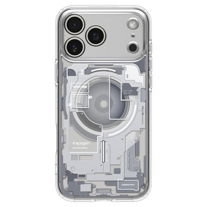 Custodia MagSafe per Apple iPhone 18 Pro Max / 17 Pro Max, Spigen, Ultra Hybrid Zero One, Bianca ACS12126