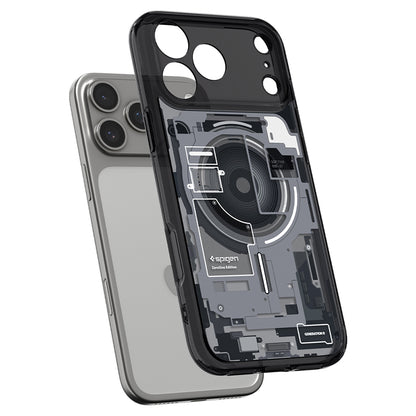 MagSafe Case for Apple iPhone 18 Pro Max / 17 Pro Max, Spigen, Ultra Hybrid Zero One, Black ACS12128