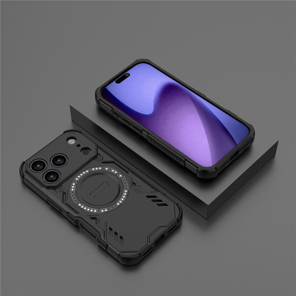 Custodia MagSafe per Apple iPhone 18 Pro Max / 17 Pro Max, Techsuit, ArmorMag, Nera
