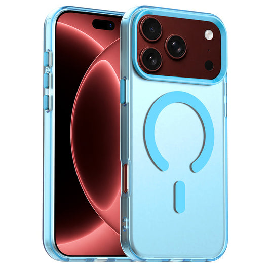 Custodia MagSafe per Apple iPhone 18 Pro Max / 17 Pro Max, Techsuit, CandyCase, Blu