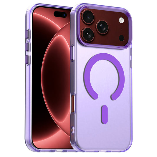 Custodia MagSafe per Apple iPhone 18 Pro Max / 17 Pro Max, Techsuit, CandyCase, Viola