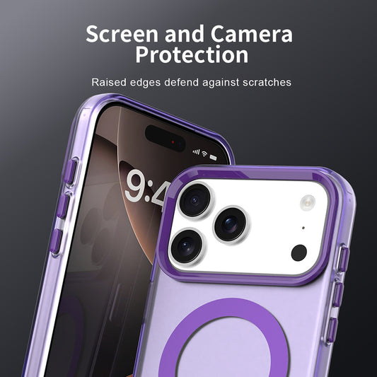 Custodia MagSafe per Apple iPhone 18 Pro Max / 17 Pro Max, Techsuit, CandyCase, Viola