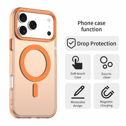 Custodia MagSafe per Apple iPhone 18 Pro Max / 17 Pro Max, Techsuit, CandyCase, Arancione
